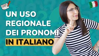 Uso regionale del pronome oggetto diretto tonico quotTEquot  Imparare italiano [upl. by Kcirrem]