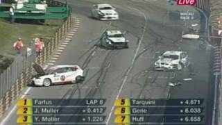 WTCC Macau 2009  big crash [upl. by Artenra]