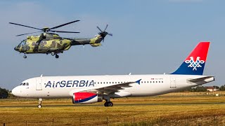 BUSY Afternoon at Belgrade Airport [upl. by Einitsed]