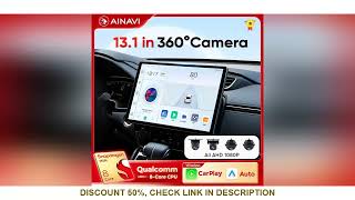 Ainavi 131 inch 3D 360 camera For VW Volkswagen Toyota Honda KIA Suzuki Ford Carplay Auto Radio Mul [upl. by Eceinart497]