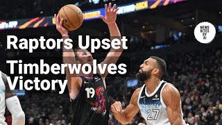 Raptors Pull Off Surprise Win Against Timberwolves [upl. by Rozele171]