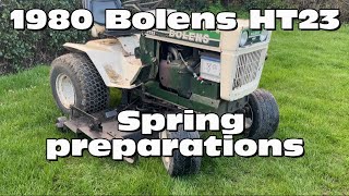 1980 Bolens HT23  Spring preparations [upl. by Nail285]