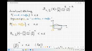02 Binomialverteilung Die 3 x quotmindestensquot Aufgabe [upl. by Anne-Corinne]