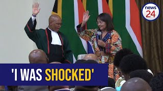 WATCH I was shocked  De Lille and Mogoeng share a sweet moment during swearing in ceremony [upl. by Paxon]