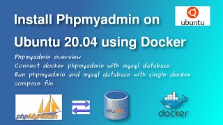 Install Phpmyadmin on Ubuntu 2004 using Docker [upl. by Nevek]