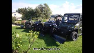 Winterdienst mit ATV und UTV [upl. by Loar]