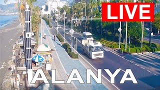 Alanya Live camera Mahmutlar BEACH Alanya Turkey 13012024 alanya turkey livestream wether [upl. by Hagen]