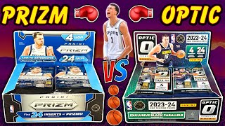 PRIZM vs OPTIC BASKETBALL BOX BATTLE🏀 WHICH BOX IS BETTER🤔 [upl. by Pius846]