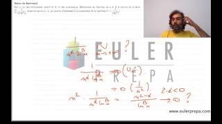 9Exercice n°1 12 Séries de Bertrand Prépa HEC  ECE  ECS  BCPST  Maths Sup  Maths Spé [upl. by Fogg]