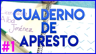 CÓMO HACER EL CUADERNO DE APRESTO 1 DIARIO [upl. by Jacobsen393]