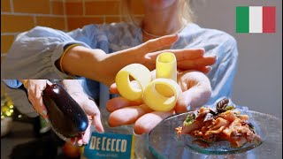 ИТАЛЬЯНСКАЯ ПАСТА с сыром Рикотта и баклажаном 🍆  БЫСТРО и слишком ВКУСНО 😋 [upl. by Jessabell]