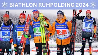 Biathlon Staffel Ruhpolding Deutsche Staffel auf Podiumsjagd [upl. by Aitnecserc]