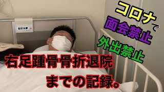 【右踵骨骨折】退院までの記録 [upl. by Onimixam]