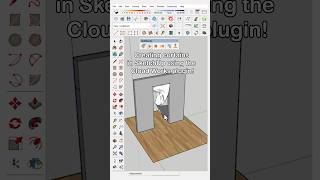 Creating curtains in SketchUp using the Cloud Works plugin‎ ‏clothworks ‏tricks sketchup lumion [upl. by Semmes]