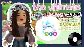 THE ULTIMATE NFR FROST FURRY GIVEAWAY adopt me giveaway ☆☆ xLana [upl. by Intirb]