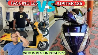 2024 YAMAHA FASCINO 125 VS JUPITER 125 MALAYALAM [upl. by Winshell]