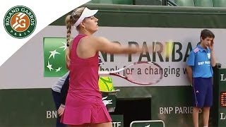 A Kerber v D Hantuchova 2014 French Open Womens R3 Highlights [upl. by Ulita]