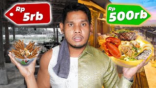 Nyobain Soto Rp5000 VS Rp500000 [upl. by Piderit775]