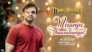 Niranju Thaarakangal  Christmas Song  Minnal Murali  Tovino Thomas  MG Sreekumar  Shaan Rahman [upl. by Nibur506]