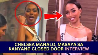 Chelsea Manalo Masaya sa Kanyang Closed Door Interview [upl. by Adnohrahs547]