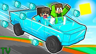 FIZ A MAIOR VIAGEM DE CARRO DE MINÉRIOS COM OS AMIGOS NO MINECRAF [upl. by Urbani]