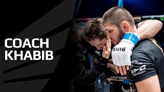 Khabib Nurmagomedov coaches Saygid Izagakhmaev to a win [upl. by Nadab]