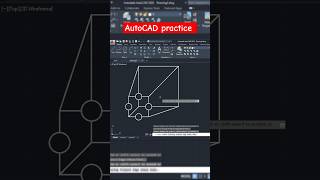 Autocad mechanical practice drawing  2d drawing  autocad tutorial in hindi  autocad 2d [upl. by Sakiv841]