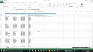 Excel 2013  confronto tra elenchi con copia da uno di essi verso laltro CERCAVERT [upl. by Nodnarbal626]