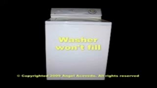 Maytag Washing Machine Not Filling With Water  See What Parts You Need To Check [upl. by Questa]