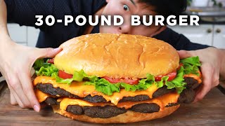 I Made A Giant 30Pound Burger [upl. by Bred606]