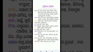 ପ୍ରତିଶବ୍ଦ ଜାଣିବା ଓଡିଆ ବ୍ୟାକରଣ know the synonymviralvideo [upl. by Spillihp]