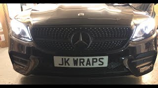 2018 MercedesBenz EClass Cabriolet AMG Wrapped Brushed amp Matte Black [upl. by Syman]