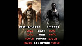 Kalki 2898 x Salaar  Movie Comparison  Kanha Sahoo  Which One Is Favorite [upl. by Eilerua]