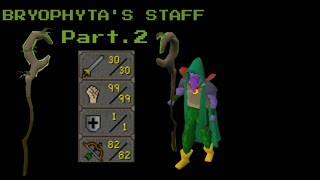 BRYOPHYTAS STAFF F2P PKING PART2  OSRS  COMBAT LVL 58  99 STRENGTH  STEROIDS [upl. by Atonsah]