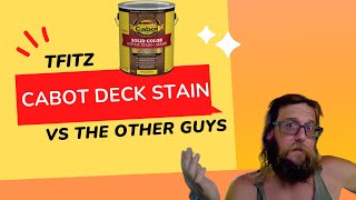 Cabot Solid Acrylic Deck Stain vs The Other Guy [upl. by Elyse942]