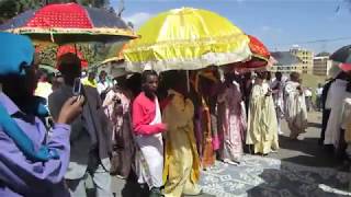 Timket ጥምቀት Celebrations in Azezo Gondar Ethiopia [upl. by Yetta]