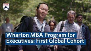 Meet the Wharton MBA Program for Executives First Global Cohort [upl. by Eisus377]