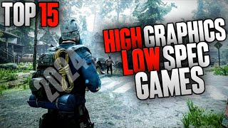 TOP 15 HIGH GRAPHIC GAMES FOR LOW END PC NO GRAPHICS CARD [upl. by Aryad]