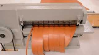 Leather Strap Cutting Machine Demo [upl. by Vahe]