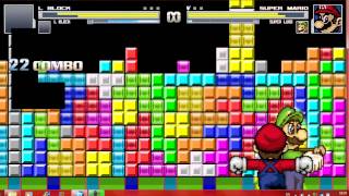 Mugen Tetris vs Mario Bros [upl. by Wiebmer]