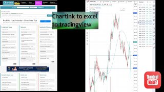 Import Stocks from excel to TradingView Watchlist chartinkcom httpsintradingviewcom Free [upl. by Dihsar]