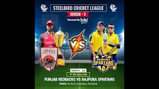 SteelBird Cricket League Punjab Redbacks VS Rajpura Spartans [upl. by Pachston920]