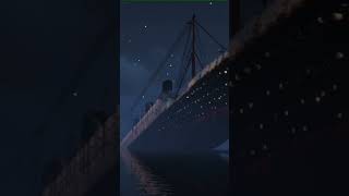 The Sinking of the Titanic in Minecraft titanic olympic minecraft shorts [upl. by Nikolia]