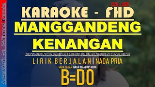 MANGGANDENG KANANGAN KARAOKE Nada Cowok Cipt Jhon Kenedy Nadeak Karaoke Batak Song Lirik Berjalan [upl. by Ninette]