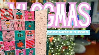 2023 Vlogmas December 3rd  Gift Wrapping  Crochet Society Advent Arrival  Legos Everywhere [upl. by Bill]