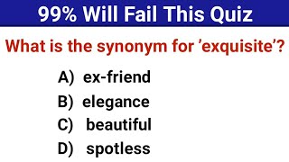 English Synonym Quiz  Can You Pass This Test CHAPTER5 [upl. by Plato825]