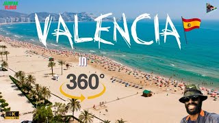 Valencia Spain in 360 VR  Virtual City Trip  4K 360 Video  Museo de las ciencias [upl. by Lanahtan391]