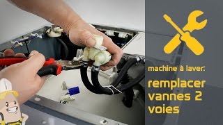 Remplacement de la vanne à double voies de votre machine à laver  La méthode Référencepiecesfr [upl. by Ahsertal]