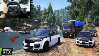 Protecting MAFIA CONVOY Transporting Drug in GTA 5  MANSORY Range Rover SVAutobiography Gameplay [upl. by Alvira]