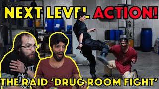 The Raid Redemption Narcotics Lab Fight Scene Reaction  Drug lab fight Iko Uwais [upl. by Iveel935]